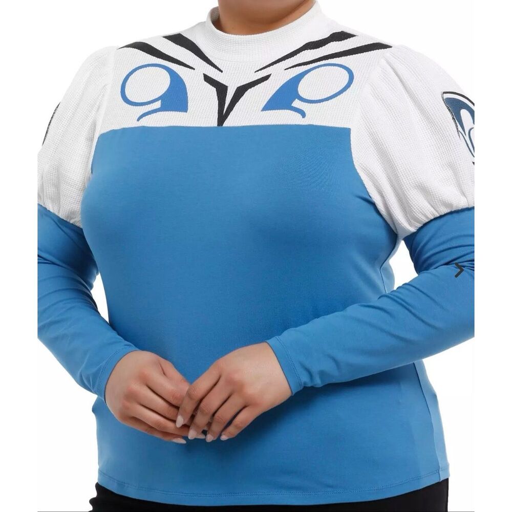 Her Universe Star Wars Bo-Katan Long-Sleeve Top Plus Size 1 Nwt